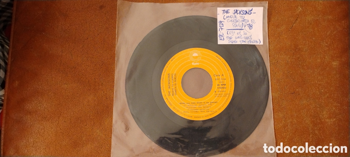 Discos de vinilo: THE JACKSONS(MUEVE TU CUERPO HASTA EL SUELO)-SINGLE-WARNER BROSS/SPAIN-KSA.IB