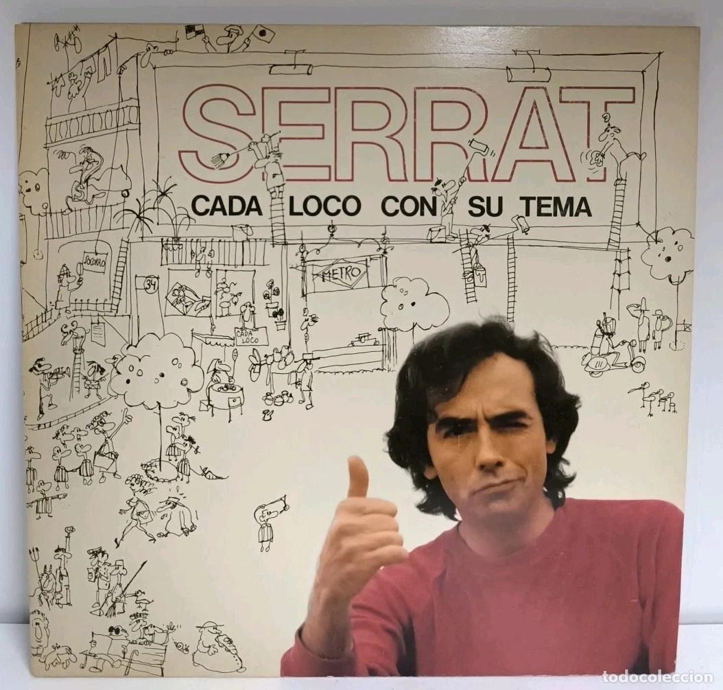Discos de vinilo: Vinilo 12&rdquo; Serrat Cada Loco Con Su Tema 1983
