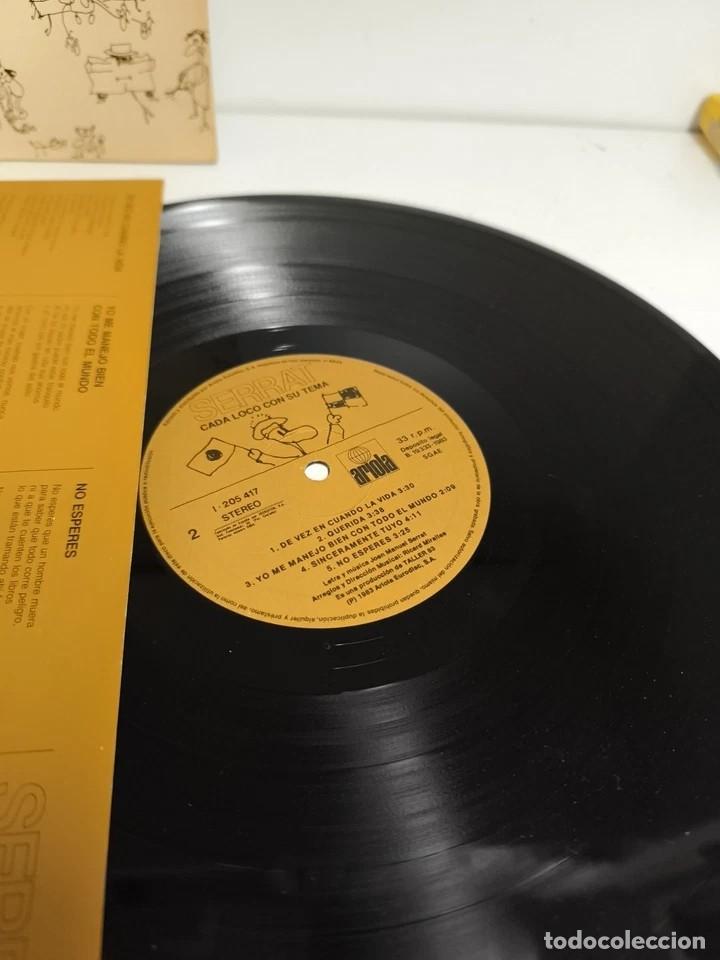 Discos de vinilo: Vinilo 12&rdquo; Serrat Cada Loco Con Su Tema 1983 - Foto 5