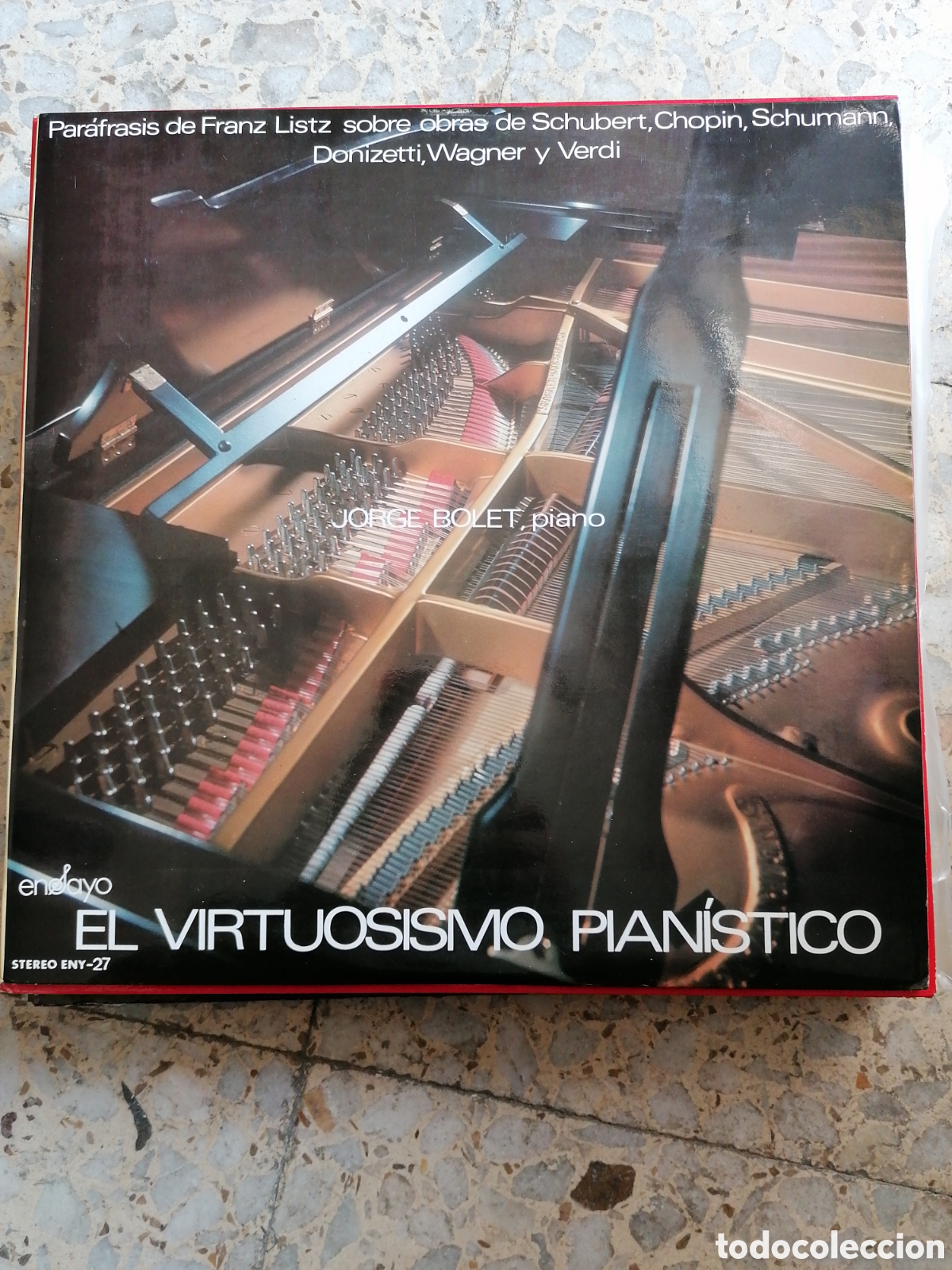 Discos de vinilo: LP JORGE BOLET EL VIRTUOSISMO PIANISTICO 1970 CONTIENE LIBRETO