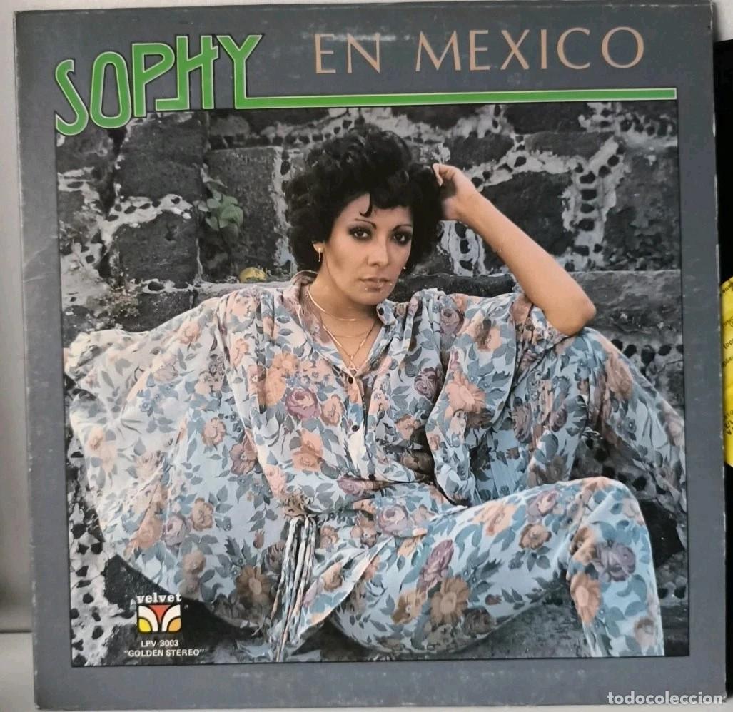 Discos de vinilo: SOPHY-EN MEXICO-ORIGINAL 1979 VELVET RECORDS PUERTO RICO VINYL-USED