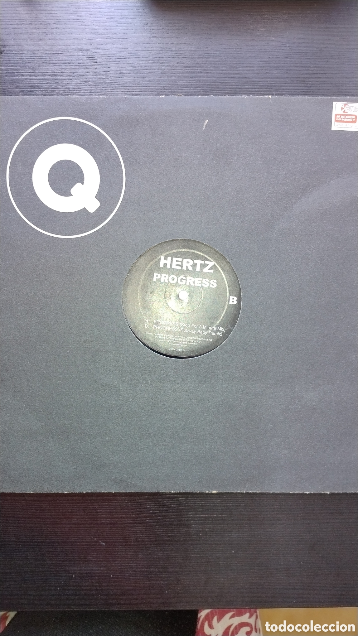 Discos de vinilo: Hertz progress EP Q records 2004