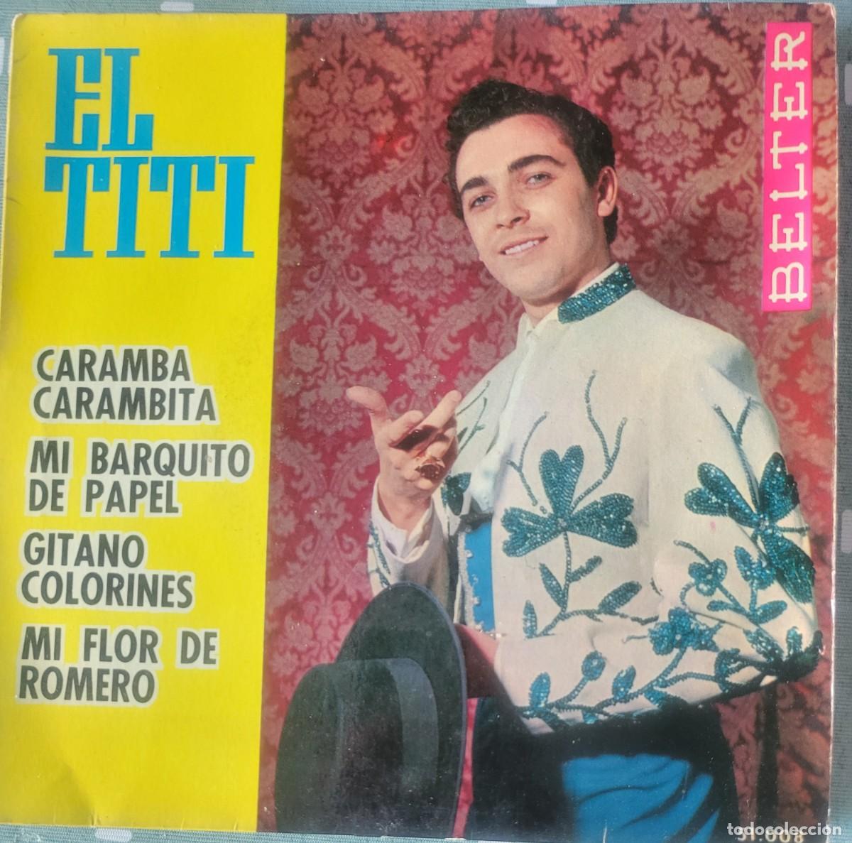 Discos de vinilo: Rafael Conde El Titi Ep sello Belter editado en Espa&ntilde;a a&ntilde;o 1963...