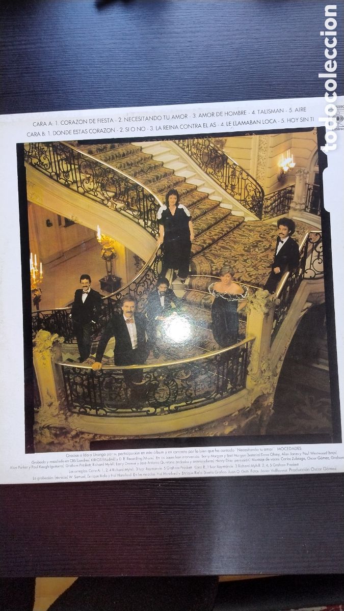 Discos de vinilo: Mocedades amor de hombre LP - Foto 3