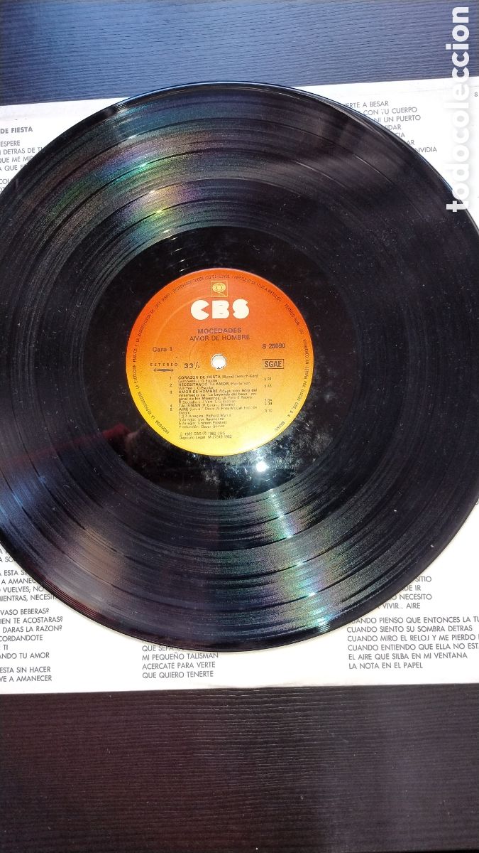 Discos de vinilo: Mocedades amor de hombre LP - Foto 6