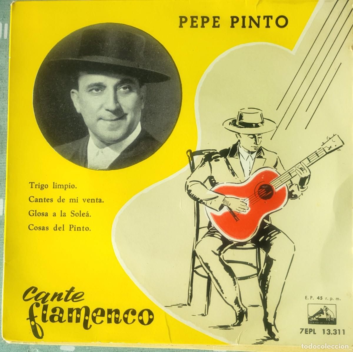 Discos de vinilo: Pepe Pinto Ep sello La voz de su amo editado en Espa&ntilde;a a&ntilde;o 1959...