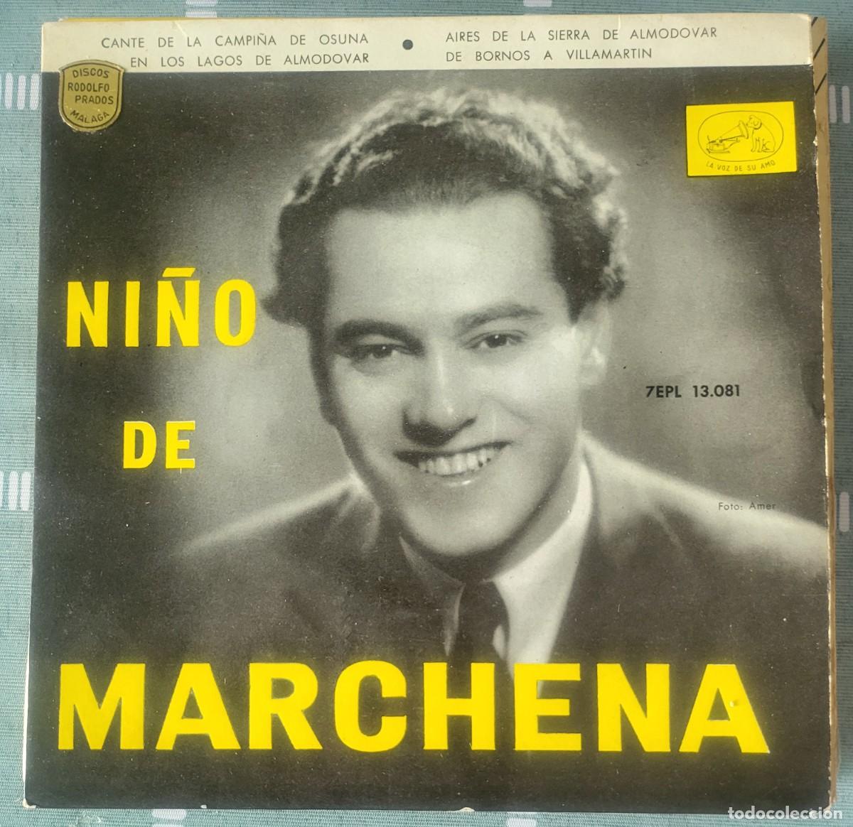 Discos de vinilo: Pepe Marchena Ep sello La voz de su amo editado en Espa&ntilde;a a&ntilde;o 1958...