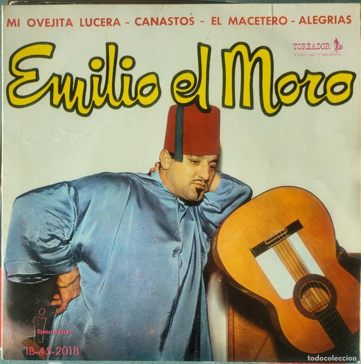 Discos de vinilo: Emilio el Moro Ep sello Toreador editado en Espa&ntilde;a a&ntilde;o 1961...