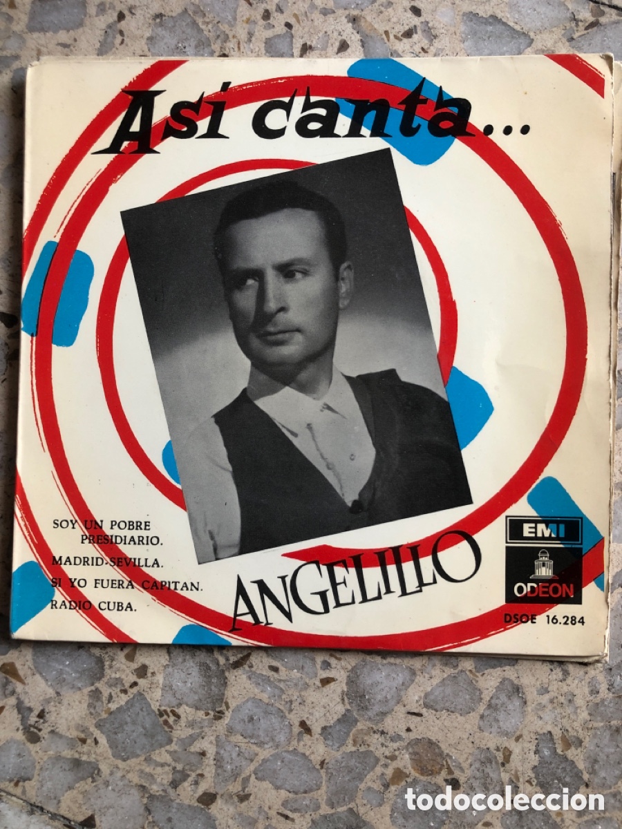 Discos de vinilo: EP ANGELILLO SOY UN POBRE PRESIDIARIO 1959