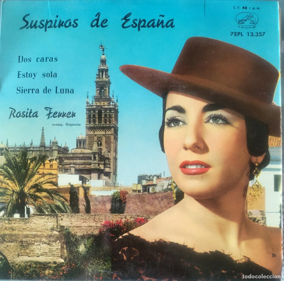 Discos de vinilo: Rosita Ferrer Ep sello La voz de su amo editado en Espa&ntilde;a a&ntilde;o 1959...