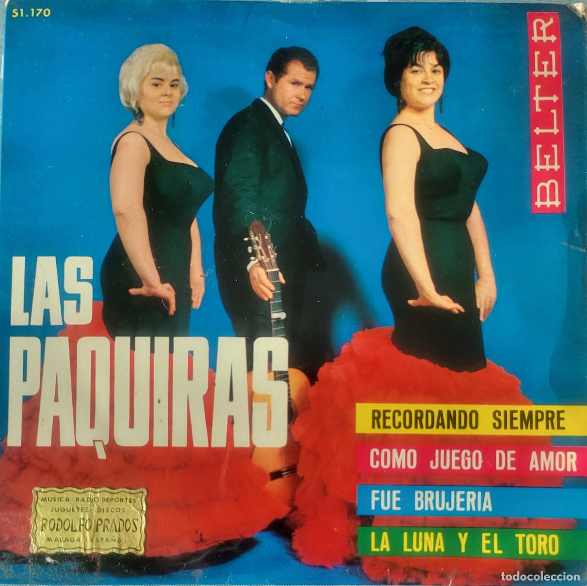Discos de vinilo: Las Paquiras Ep sello Belter editado en Espa&ntilde;a a&ntilde;o 1965...