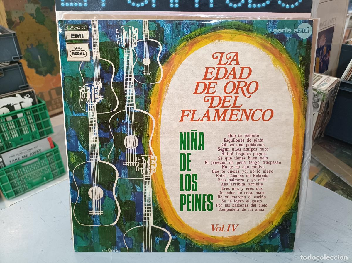 Disques de vinyle: Ni&ntilde;a de los Peines - La Edad de Oro del Flamenco, vol. IV - LP. sello EMI / Regal 1970