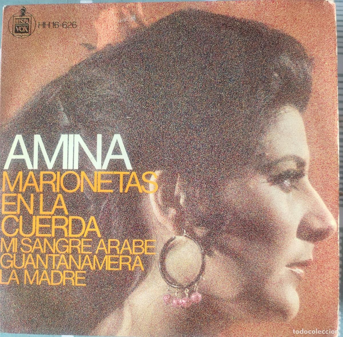 Discos de vinilo: Amina Ep sello Hispavox editado en Espa&ntilde;a a&ntilde;o 1967...