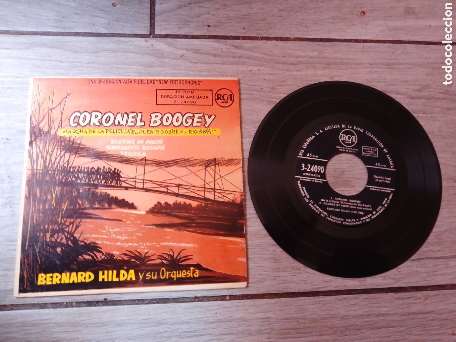 Discos de vinilo: BERNARD HILDA & SU ORQUESTA - CORONEL BOOGEY - EP - SPAIN - RCA - CC -