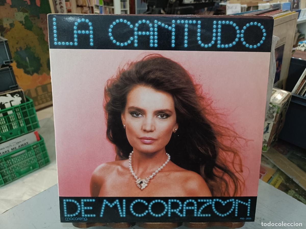 Discos de vinilo: Mar&iacute;a Jos&eacute; Cantudo - La Cantudo de mi coraz&oacute;n - LP. sello Pasarela 1985 (Revista)