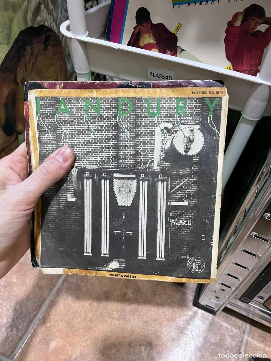 Discos de vinilo: BLAS54D Vinilo EP - IAN DURY & THE BLOCKHEADS WHAT A WASTE SINGLE 1978 STIFF SPAIN PEPETO