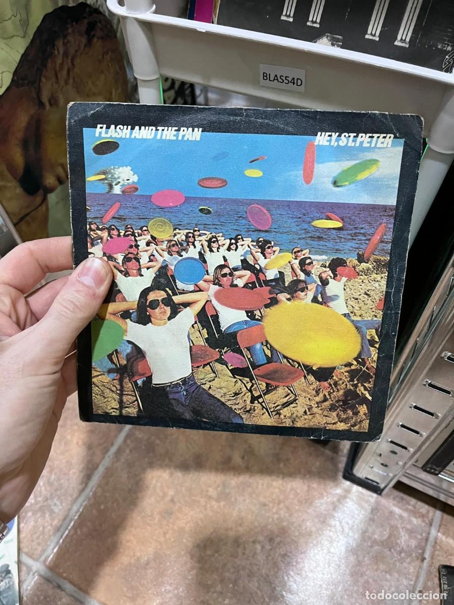 Discos de vinilo: BLAS54D Vinilo EP - Flash and the Pan - Hey, St. Peter / Walking in the rain 1979