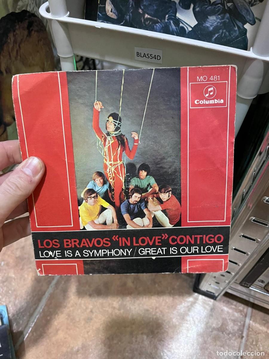 Discos de vinilo: BLAS54D Vinilo EP - LOS BRAVOS &rdquo;IN LOVE&rdquo;CONTIGO LOVE IS A SYMPHONY / GREAT IS OUR LOVE