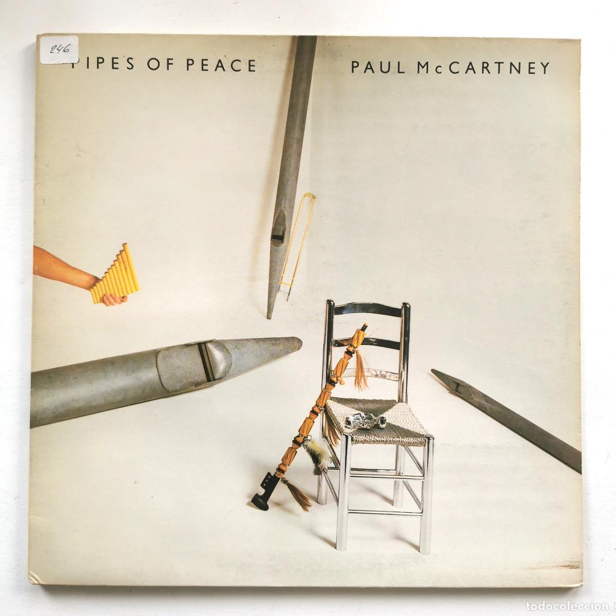 Discos de vinilo: DISCO CASI NUEVO Paul McCartney Pipes Of Peace LP Espa&ntilde;a 1983 EMI-Odeon MPL 072 1652301