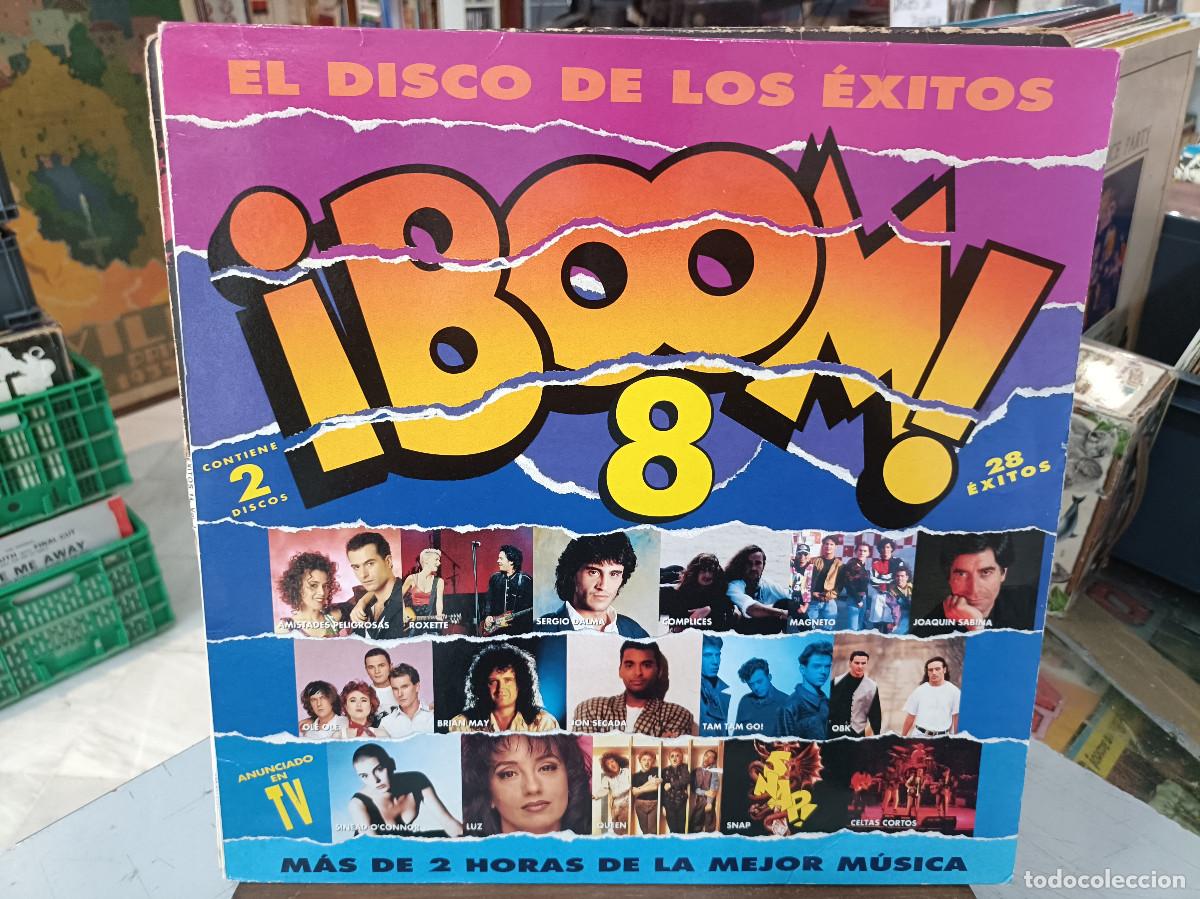 Discos de vinilo: &iexcl;Boom 8! - Varios - Doble LP. sello EMI 1992