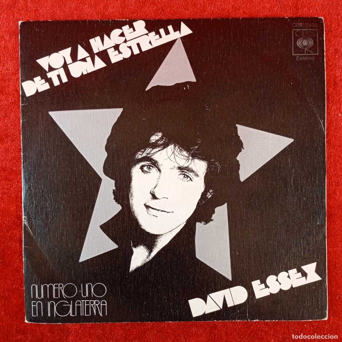Discos de vinilo: DAVID ESSEX - VOY A HACER DE TI UNA ESTRELLA - SINGLE VINILO - ESTEREO - CBS - 2492 / 3121