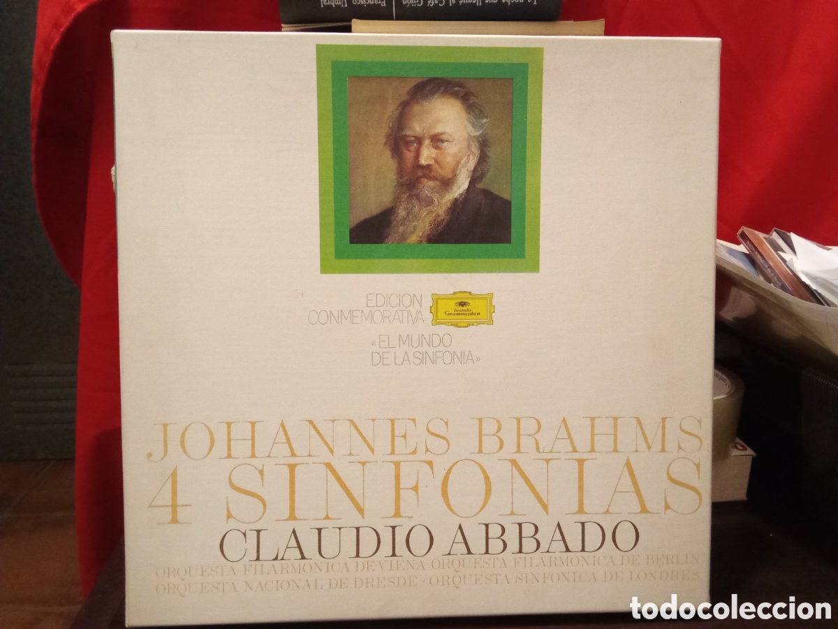 Discos de vinilo: JOHANNES BRAHMS 4 SINFONIAS - CLAUDIO ABBADO LP