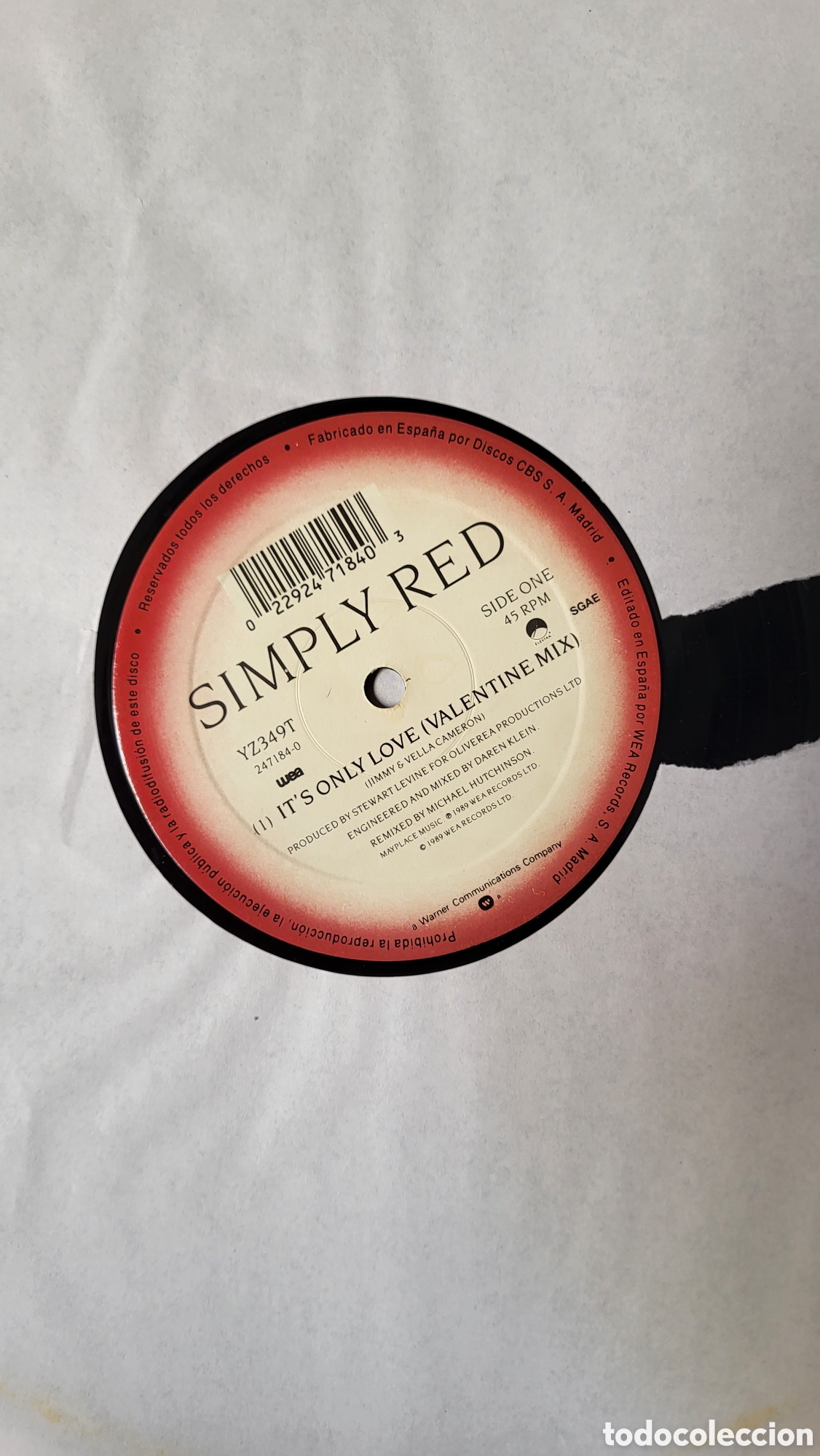 Discos de vinilo: Disco vinilo Simly Red - Foto 2