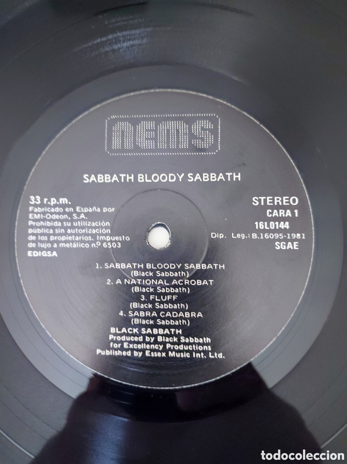 Discos de vinilo: BLACK SABBATH - SABBATH BLOODY SABBATH - Foto 4