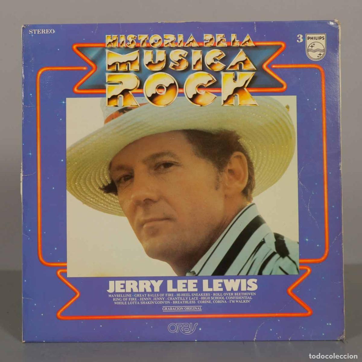 Discos de vinilo: LP. Historia De La M&uacute;sica Rock, Vol. 3 - Jerry Lee Lewis