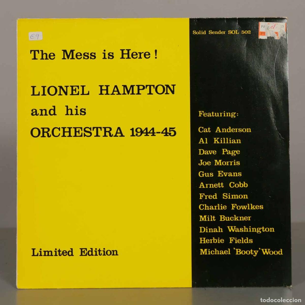 Discos de vinilo: LP. The Mess is Here! - Lionel Hampton and his Orchestra - Solid Sender