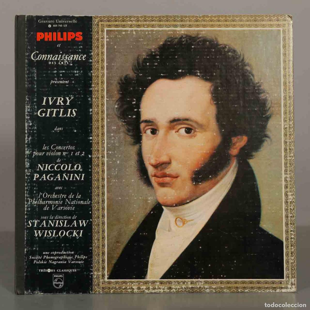 Discos de vinilo: LP. Concertos pour violon n&deg; 1 et 2 - Niccol&ograve; Paganini - Ivry Gitlis, Stanislaw Wislocki