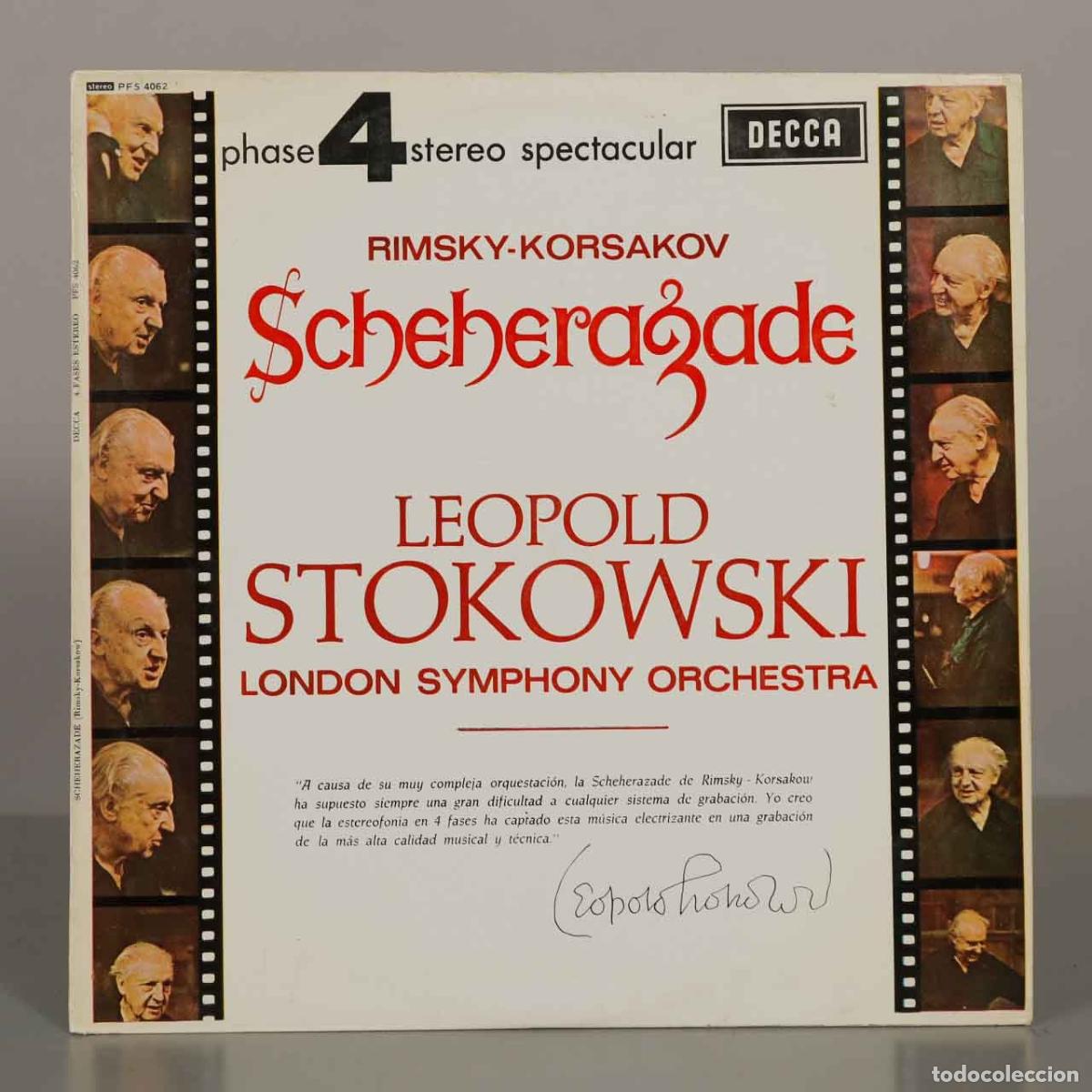Discos de vinilo: LP. Scheherazade - Rimsky-Korsakov - Leopold Stokowski, London Symphony Orchestra