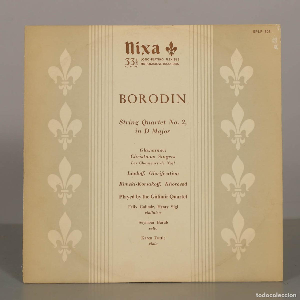 Discos de vinilo: LP. String Quartet No. 2 in D Major / Jour de F&ecirc;te - Borodin, Glazounov, Liadoff, Rimsky-Korsakov -
