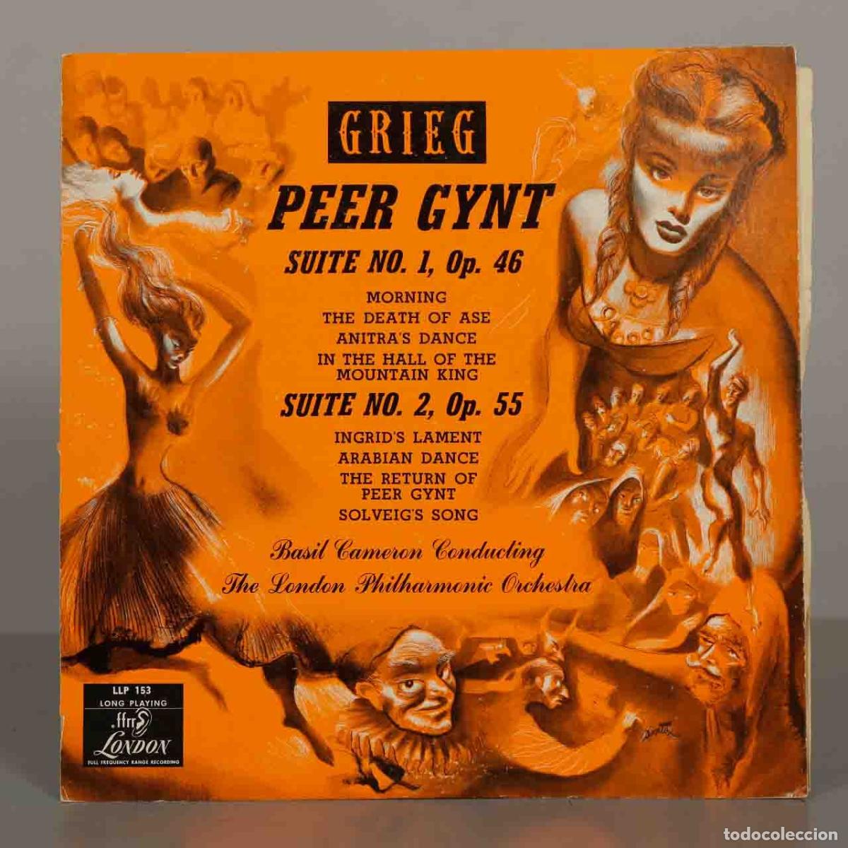 Discos de vinilo: LP. Peer Gynt Suites No. 1, Op. 46 / No. 2, Op. 55 - Edvard Grieg - Basil Cameron,