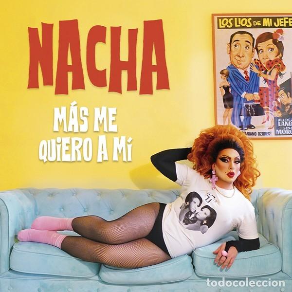 Discos de vinilo: NACHA LA MACHA - M&Aacute;S ME QUIERO A M&Iacute; -LP VINILO COLOR ROSA - LGTBI - GAY