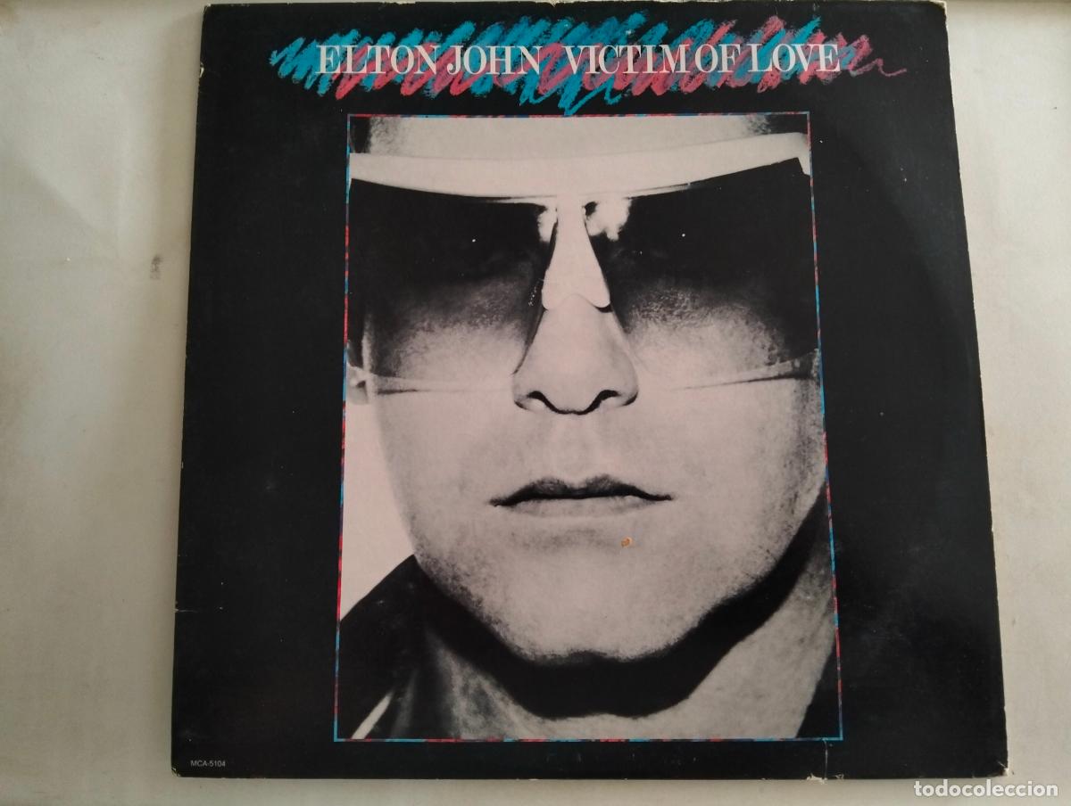 Discos de vinilo: ELTON JOHN, DISCO LP VICTIMOF LOVE, EDITADO MCA, A&Ntilde;O 1979