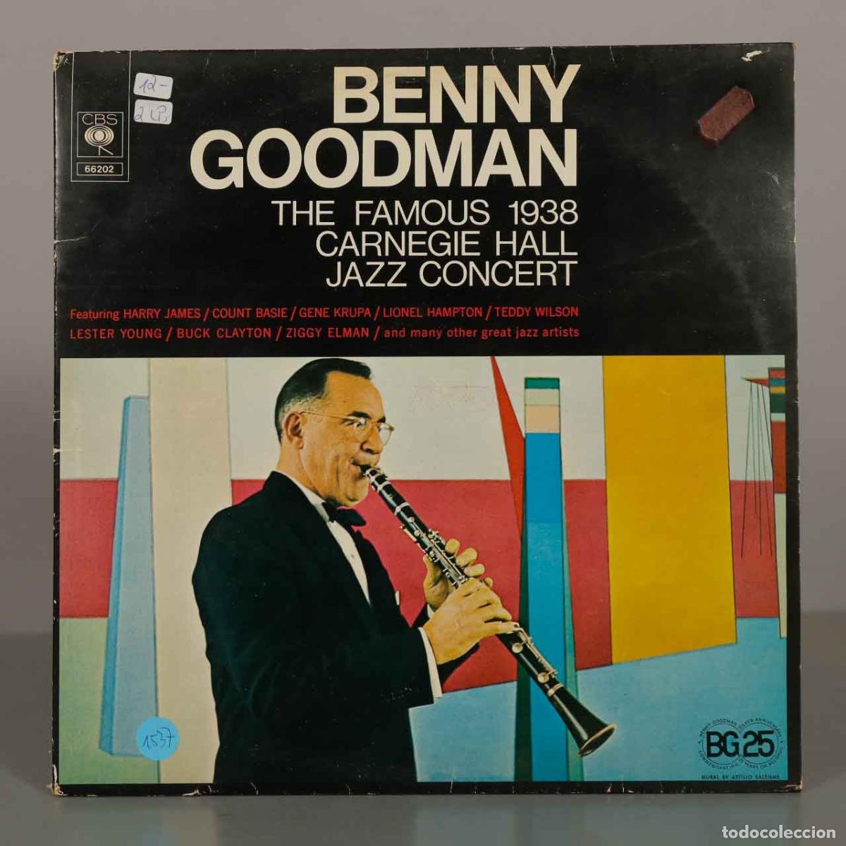 Discos de vinilo: LP. The Famous 1938 Carnegie Hall Jazz Concert - Benny Goodman - CBS