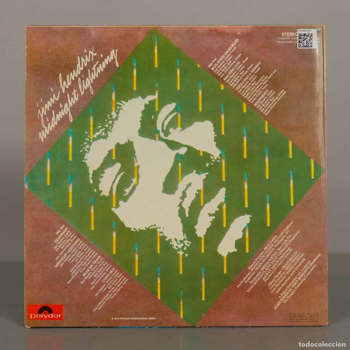 Discos de vinilo: LP. Midnight Lightning - Jimi Hendrix - Foto 2