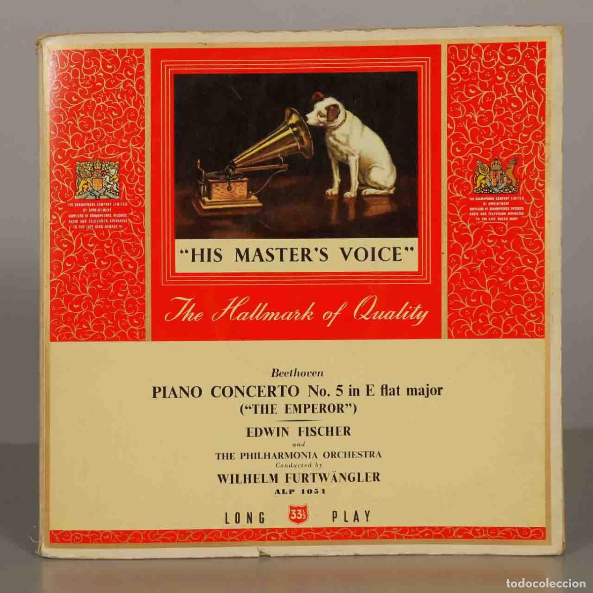 Discos de vinilo: LP. Beethoven Piano Concerto No. 5 in E flat major (The Emperor) - Edwin Fischer, Furtw&auml;ngler