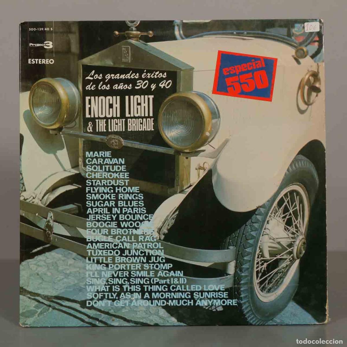Discos de vinilo: LP. Los grandes &eacute;xitos de los a&ntilde;os 30 y 40 - Enoch Light and The Light Brigade