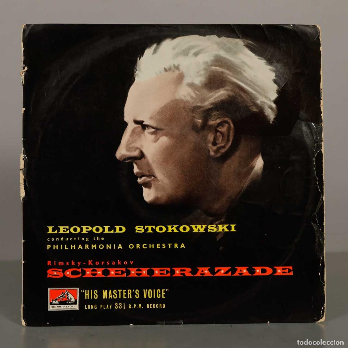 Discos de vinilo: LP. Rimsky-Korsakov: Scheherazade - Leopold Stokowski, Philharmonia Orchestra - His Master&acute;s Voice
