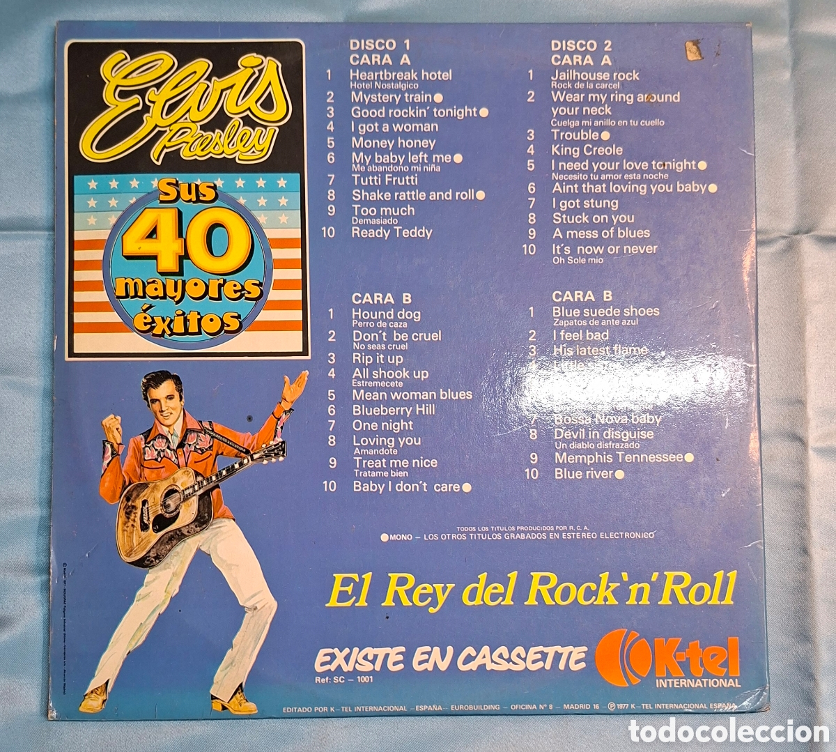 Discos de vinilo: Elvis Presley Vinilo Sus 40 Mayores Exitos - Foto 2