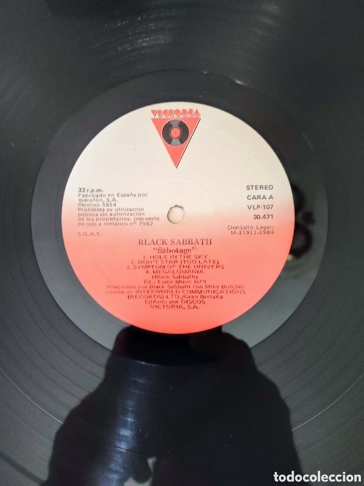 Discos de vinilo: BLACK SABBATH - SABOTAGE - Foto 3