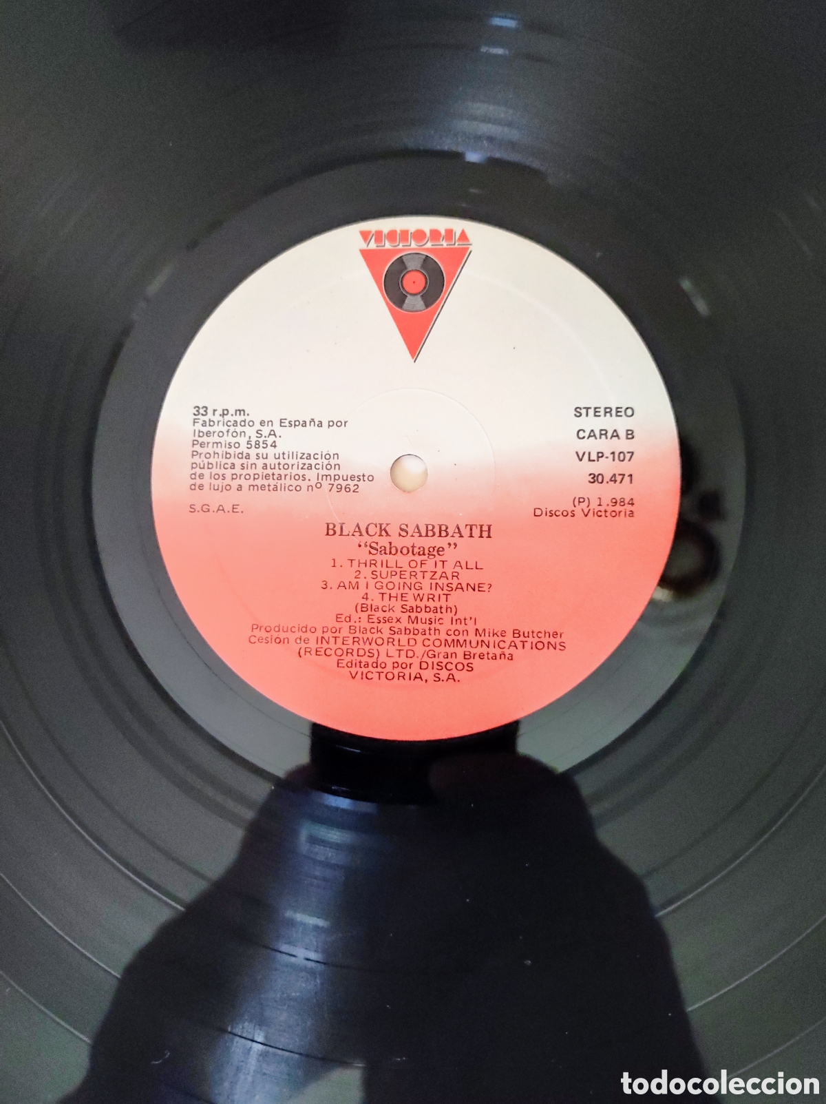 Discos de vinilo: BLACK SABBATH - SABOTAGE - Foto 4