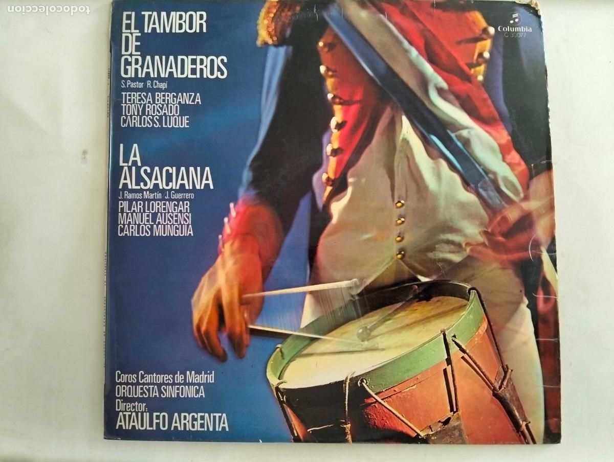 Discos de vinilo: EL TAMBOR DE LOS GRANADEROS - LA ALSACIANA, DISCO LP, EDITADO COLUMBIA, A&Ntilde;O 1972