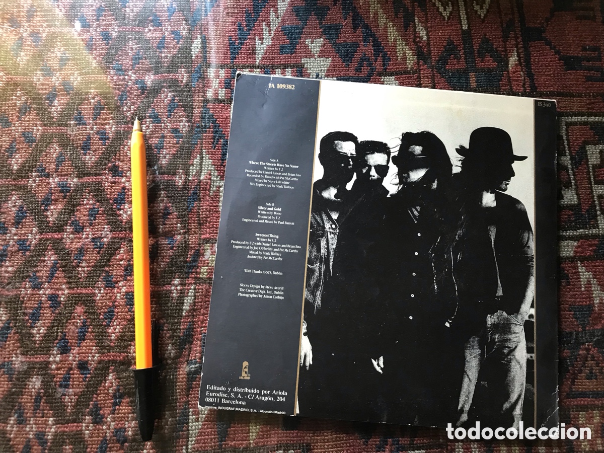 Discos de vinilo: Where the streets have no name. U2. - Foto 2