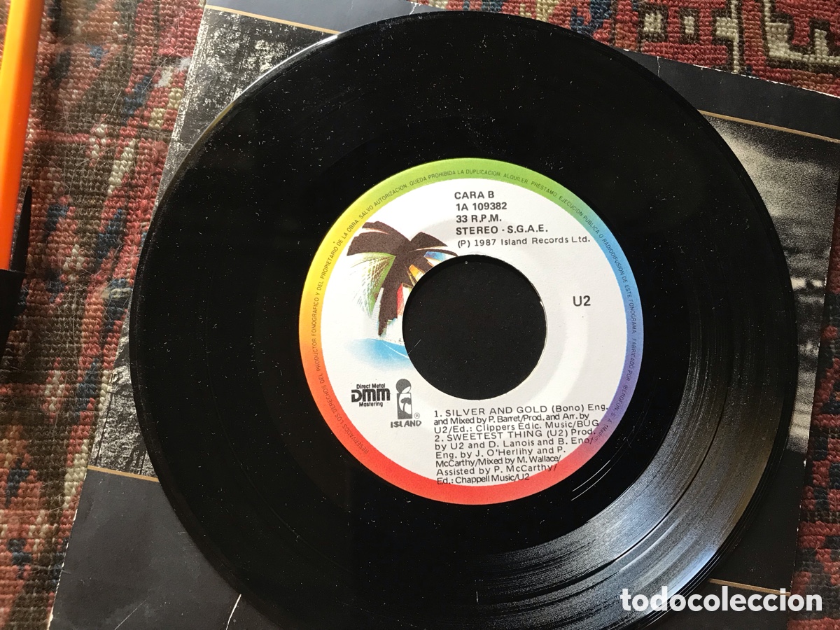 Discos de vinilo: Where the streets have no name. U2. - Foto 4