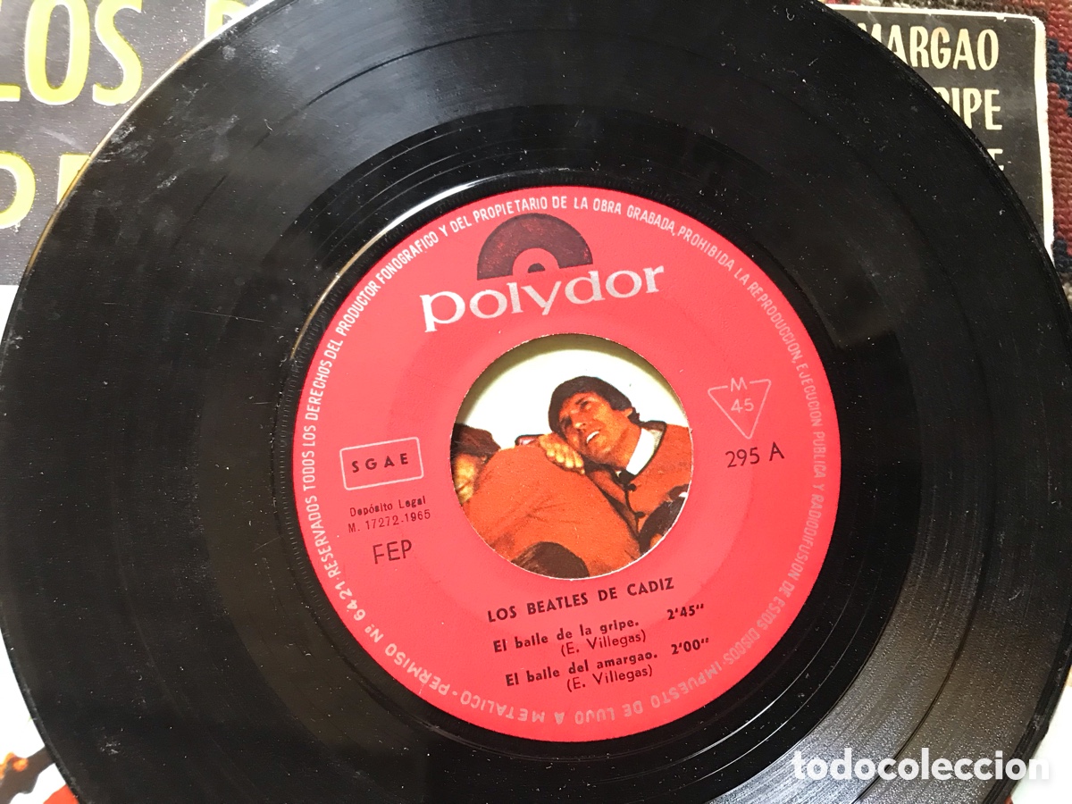 Discos de vinilo: Los Beatles de C&aacute;diz. Polydor - Foto 3