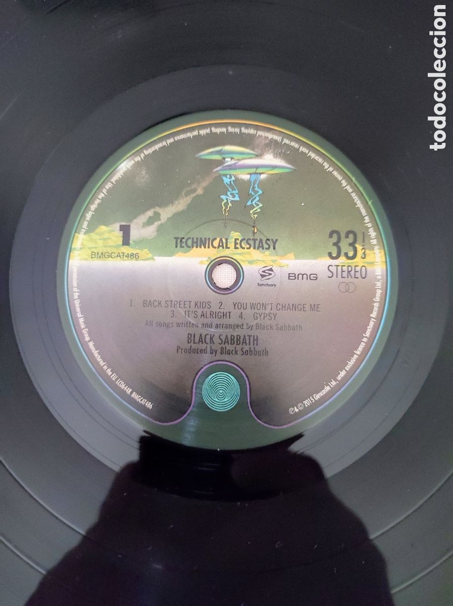 Discos de vinilo: BLACK SABBATH - TECHNICAL ECSTASY - Foto 5