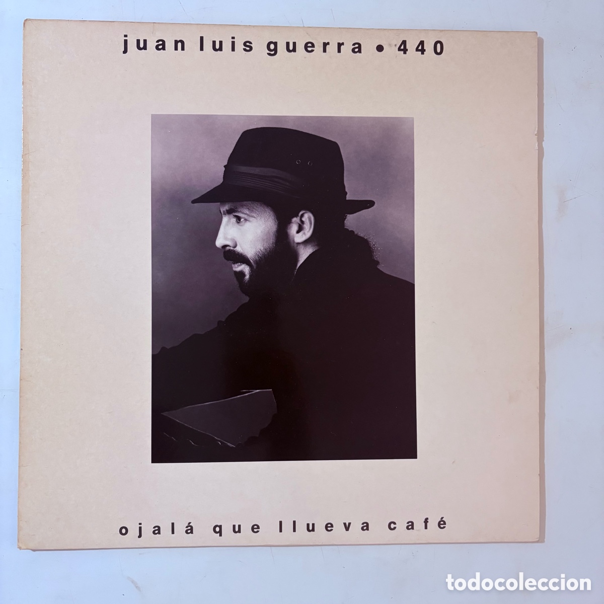 Discos de vinilo: lp Juan Luis Guerra y los 4 40 440 &ndash; Ojal&aacute; Que Llueva Caf&eacute; edicion espa&ntilde;ola de 1990
